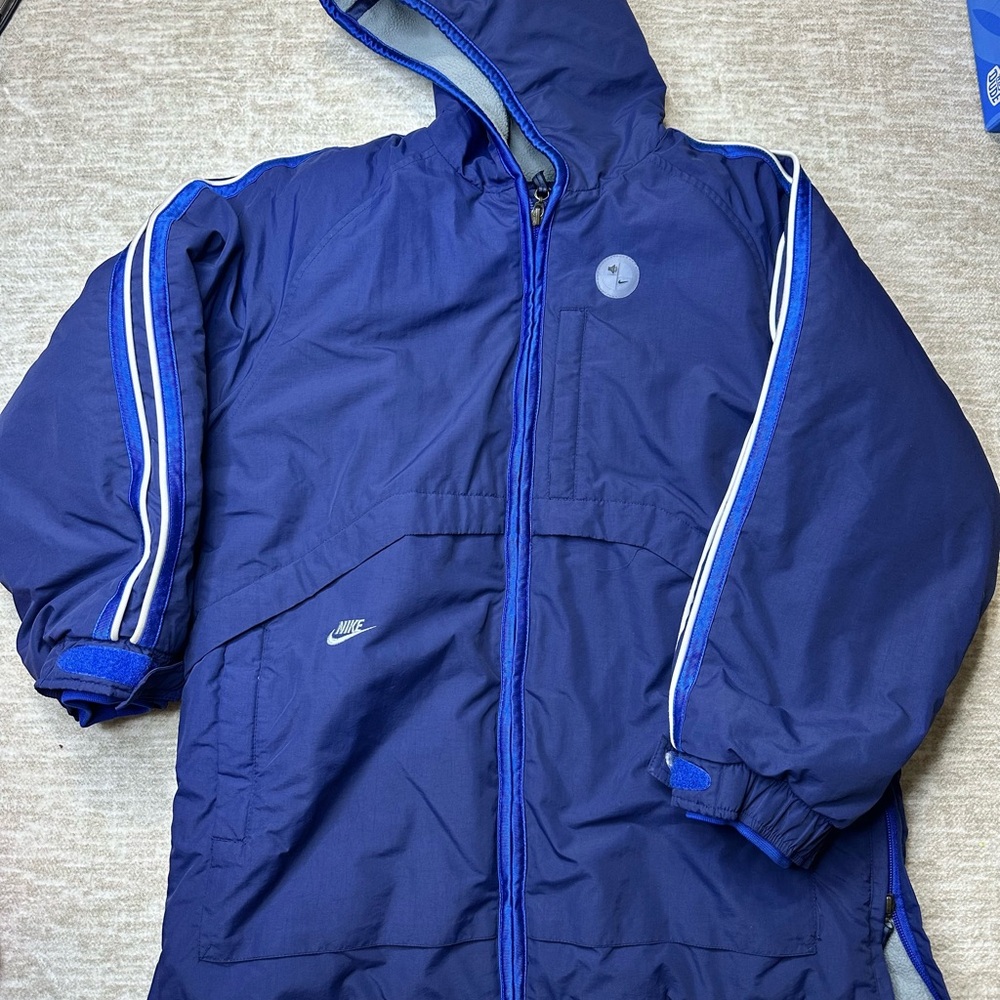 Nike Kids Blue Hooded Jacket